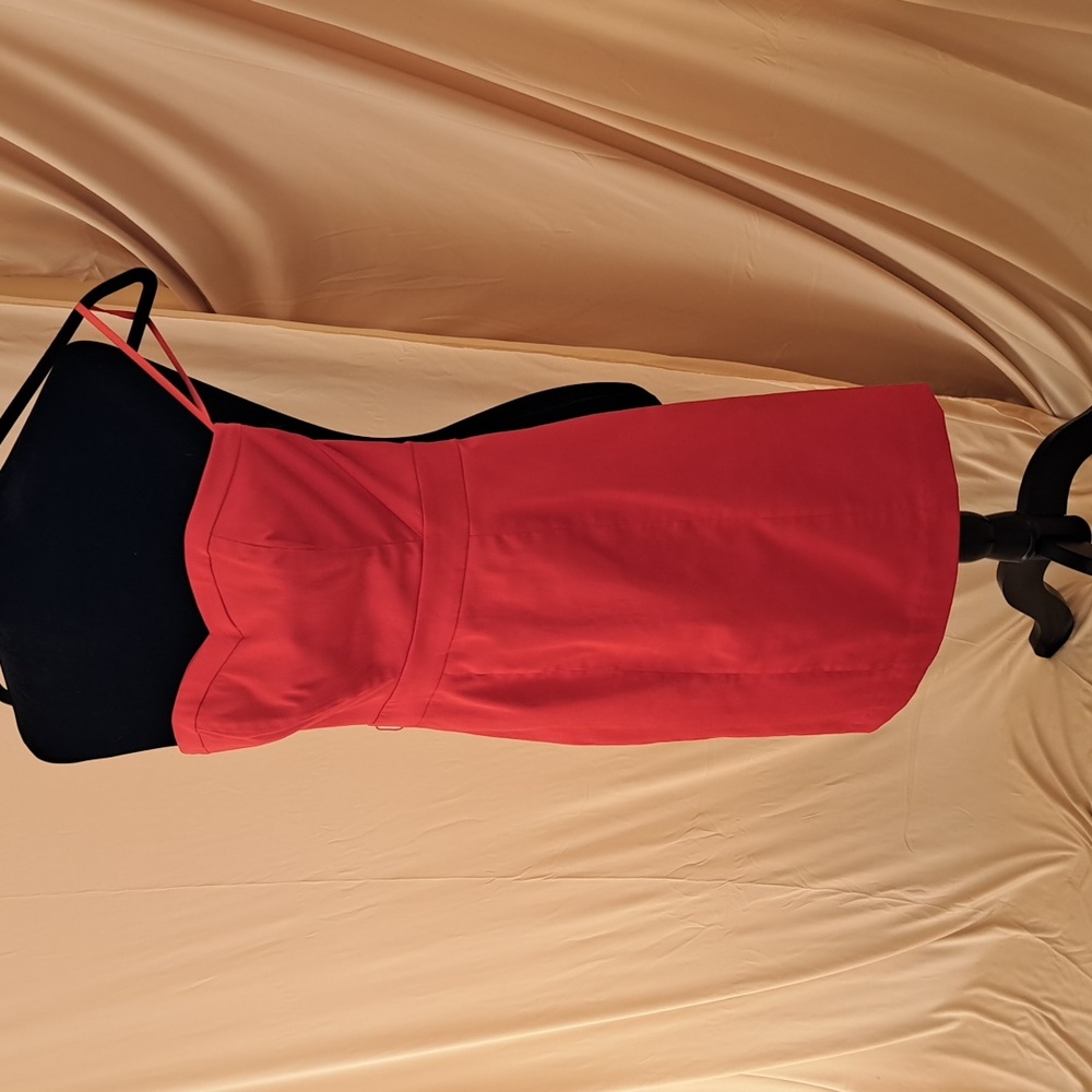 H&M Red Strapless  Mini Dress